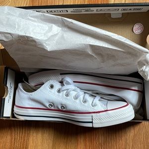 Brand new white converse